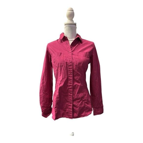 Ann Taylor LOFT The Softened Shirt Size S Pink - Picture 1 of 3